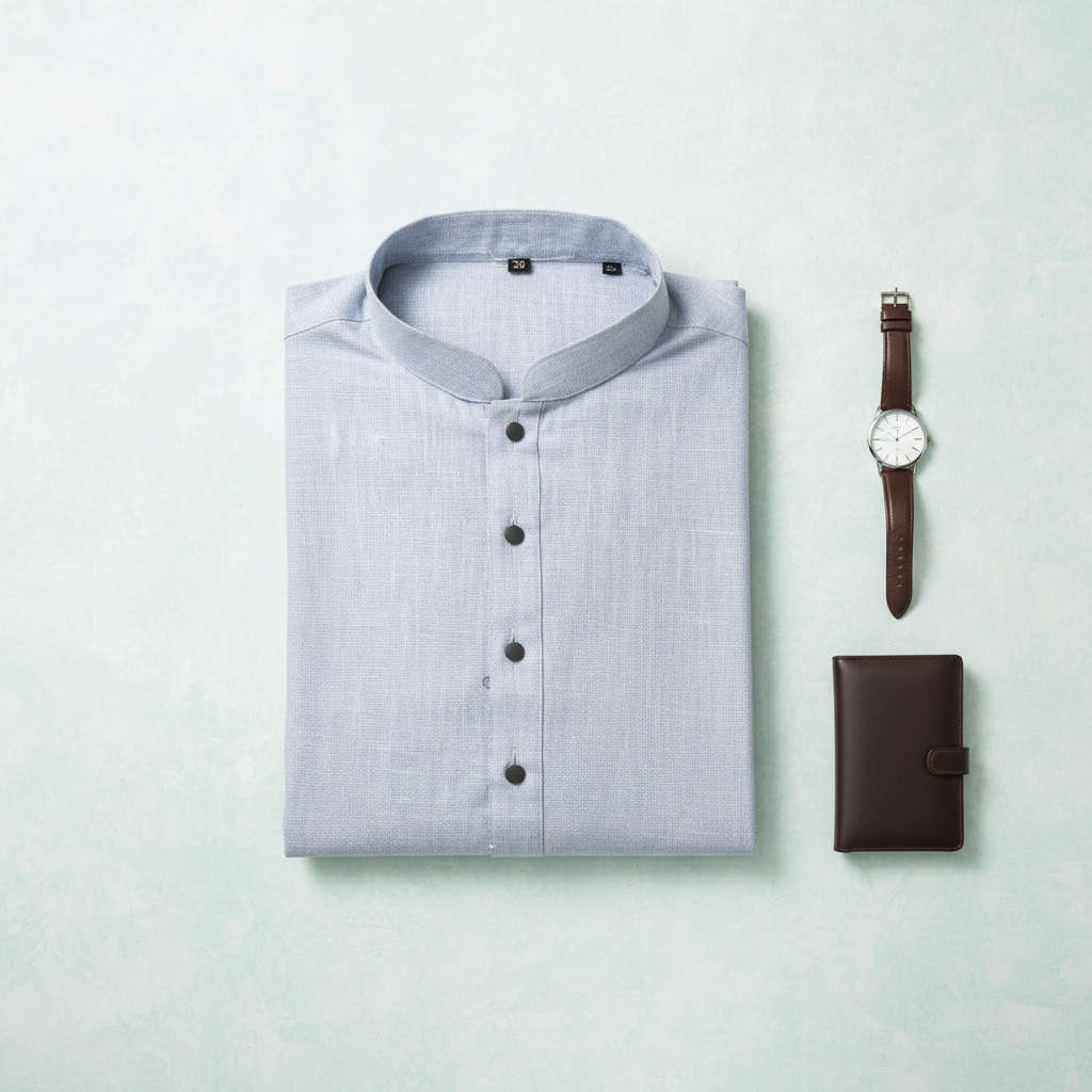 KUBERAN LIGHT BLUE KURTA