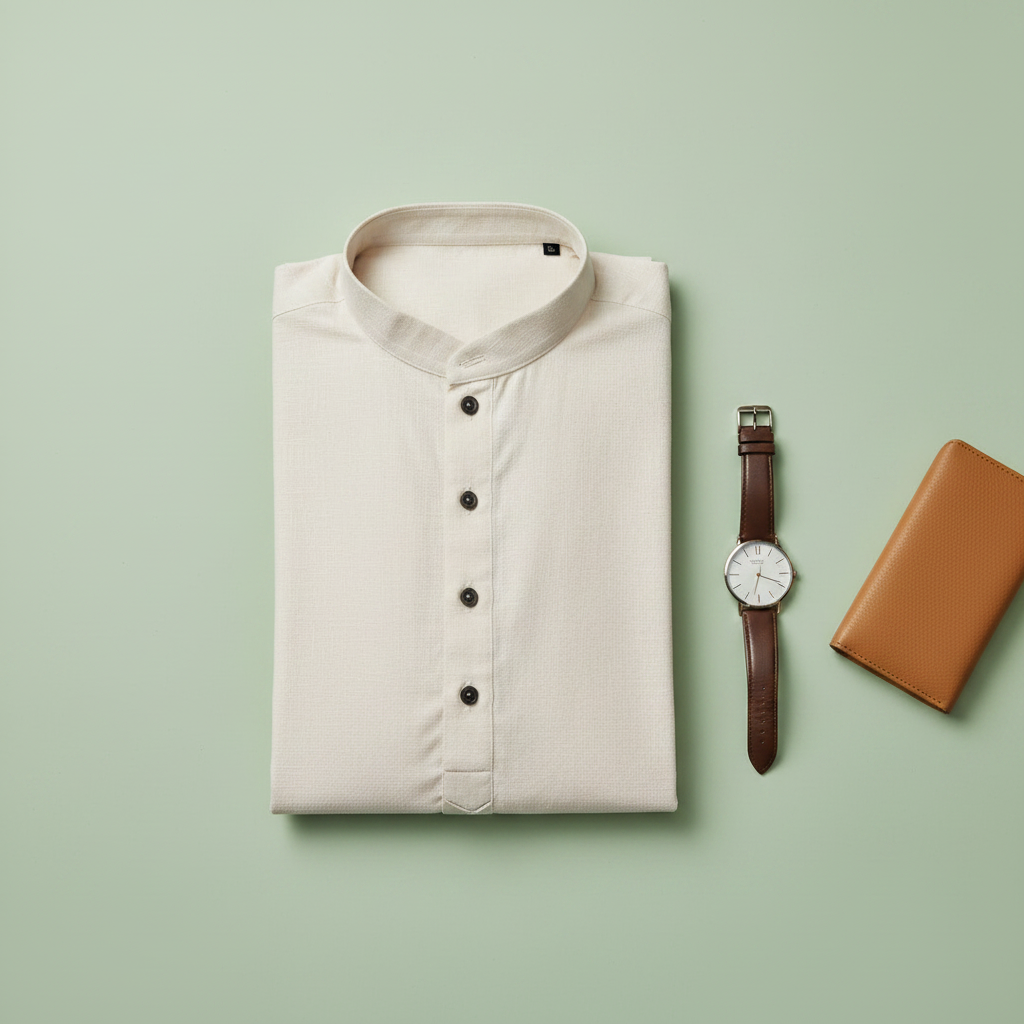 KUBERAN OFF WHITE COTTON KURTA