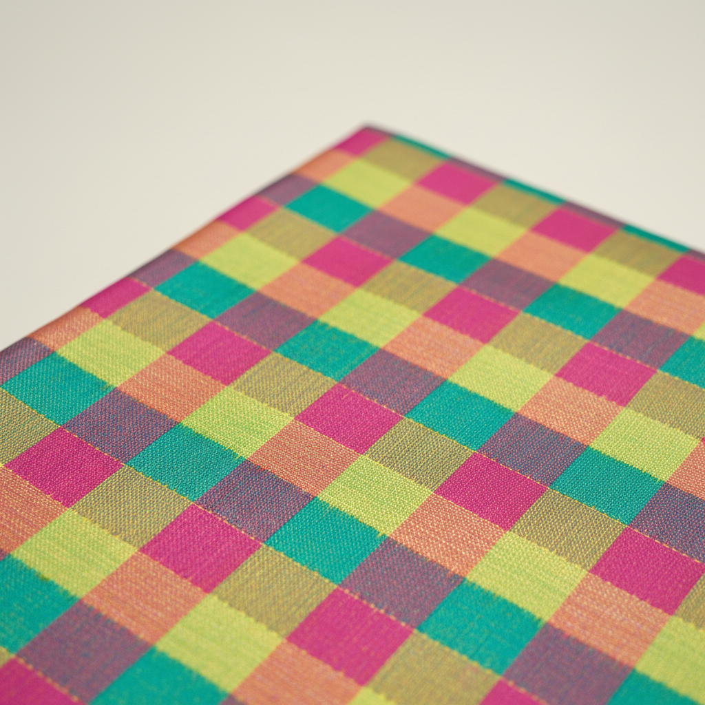 KUBERAN MULTI CHECKS POCHAMPALLY SILK SAREE