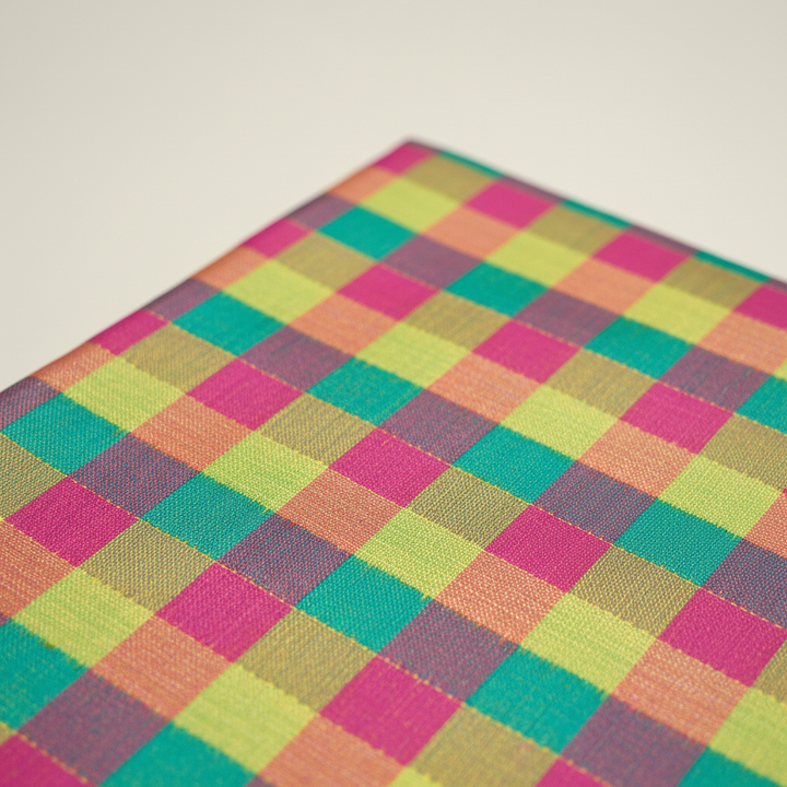 KUBERAN MULTI CHECKS POCHAMPALLY SILK SAREE