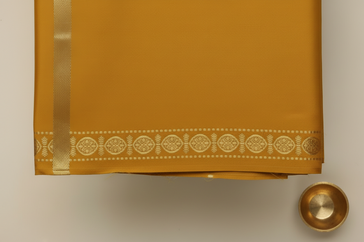 Kuberan Mustard Pure Silk Shalya