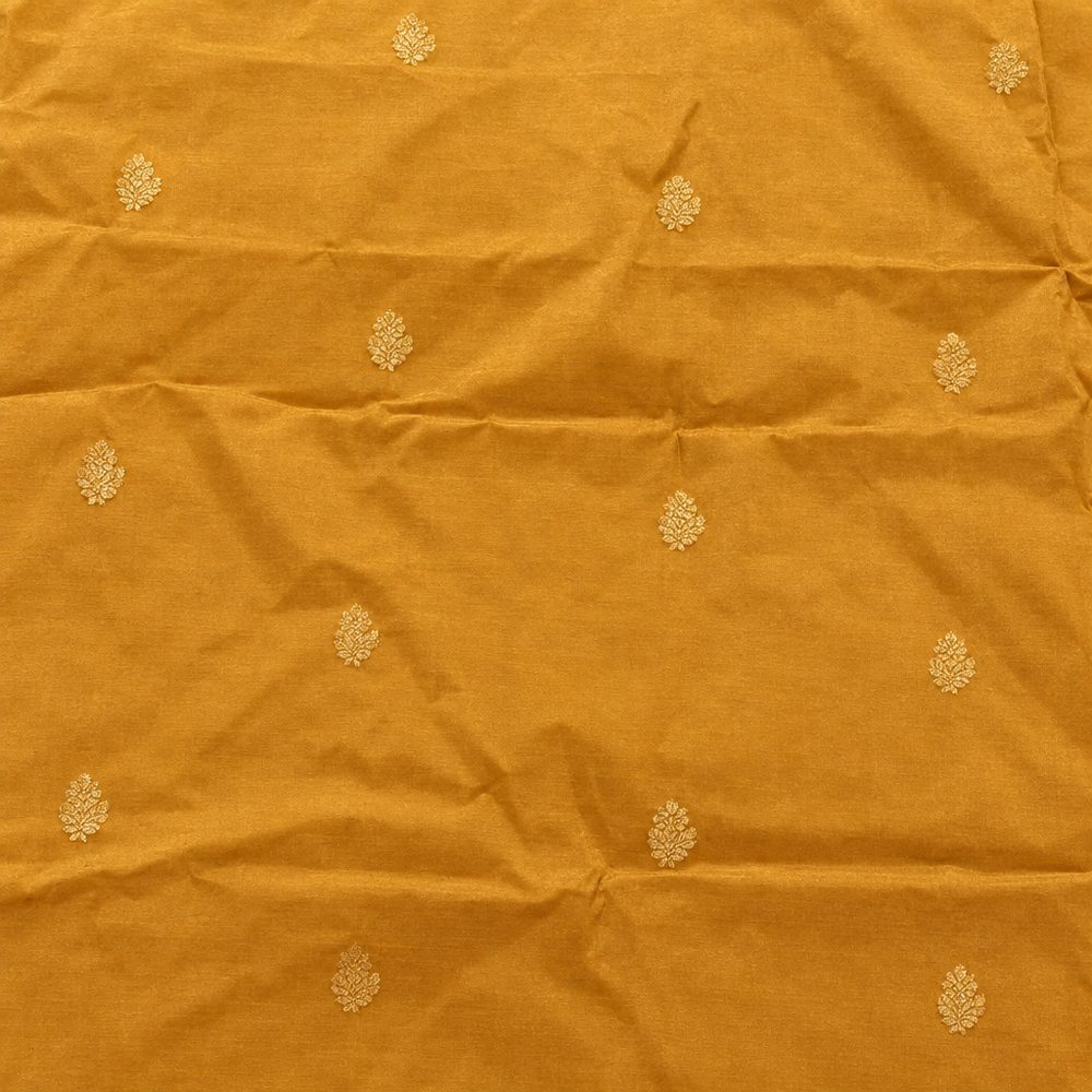 Mustard saree body-detail preview