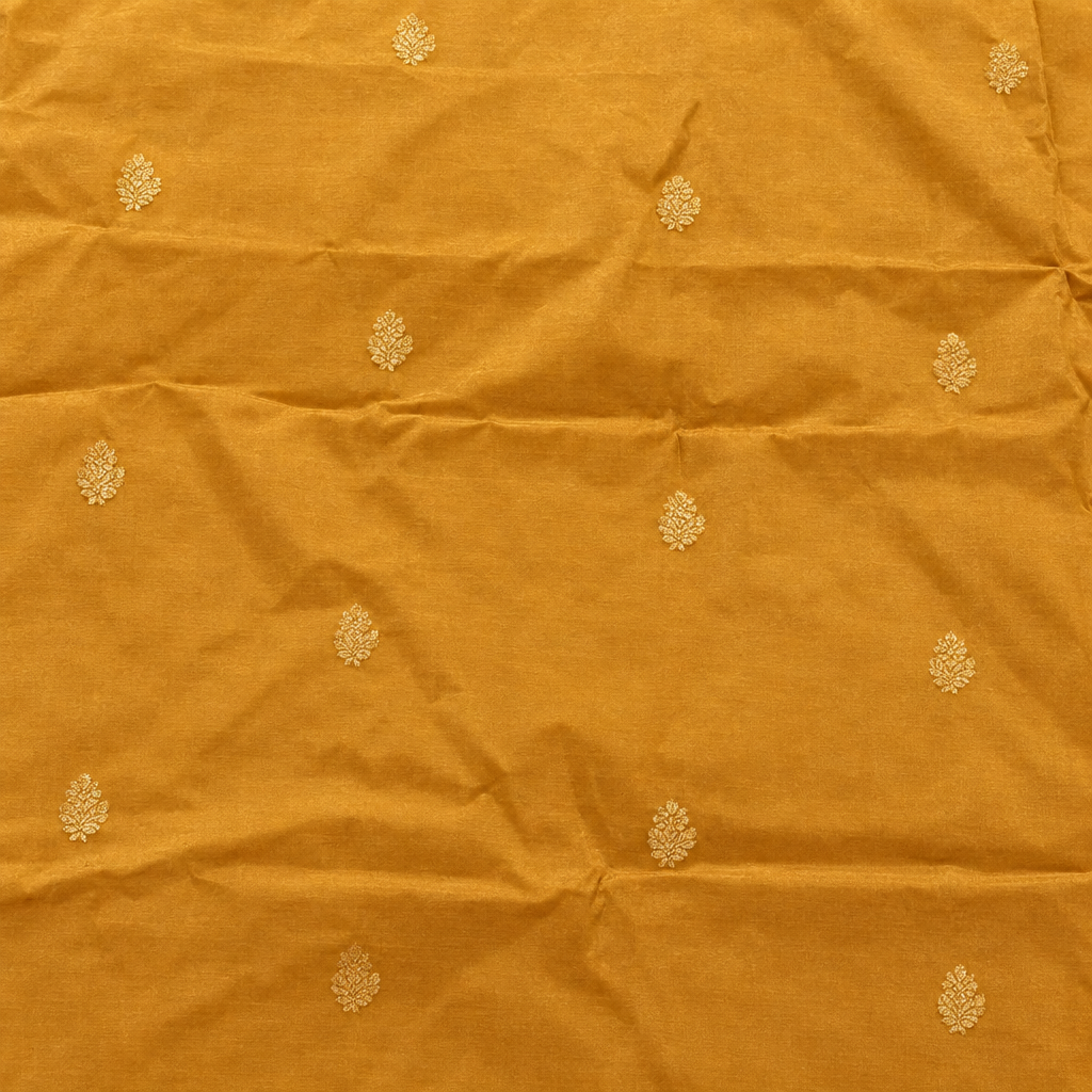 Mustard saree body-detail preview
