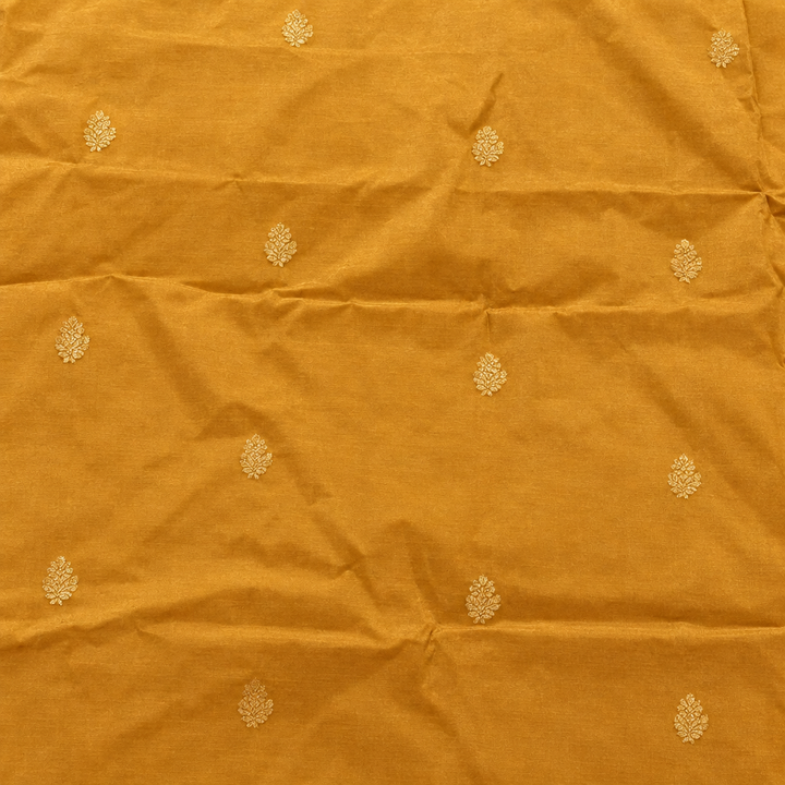Mustard saree body-detail preview