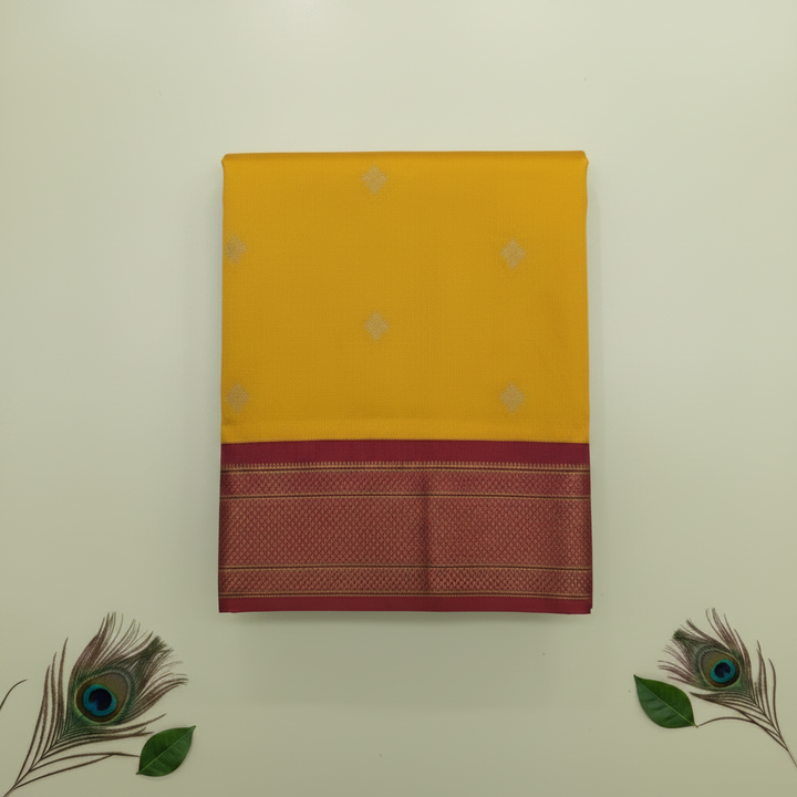 KUBERAN YELLOW PAITHANI SILK SAREE