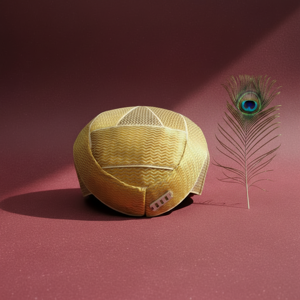 Kuberan Mysore Peta Traditional Gold Silk Turban