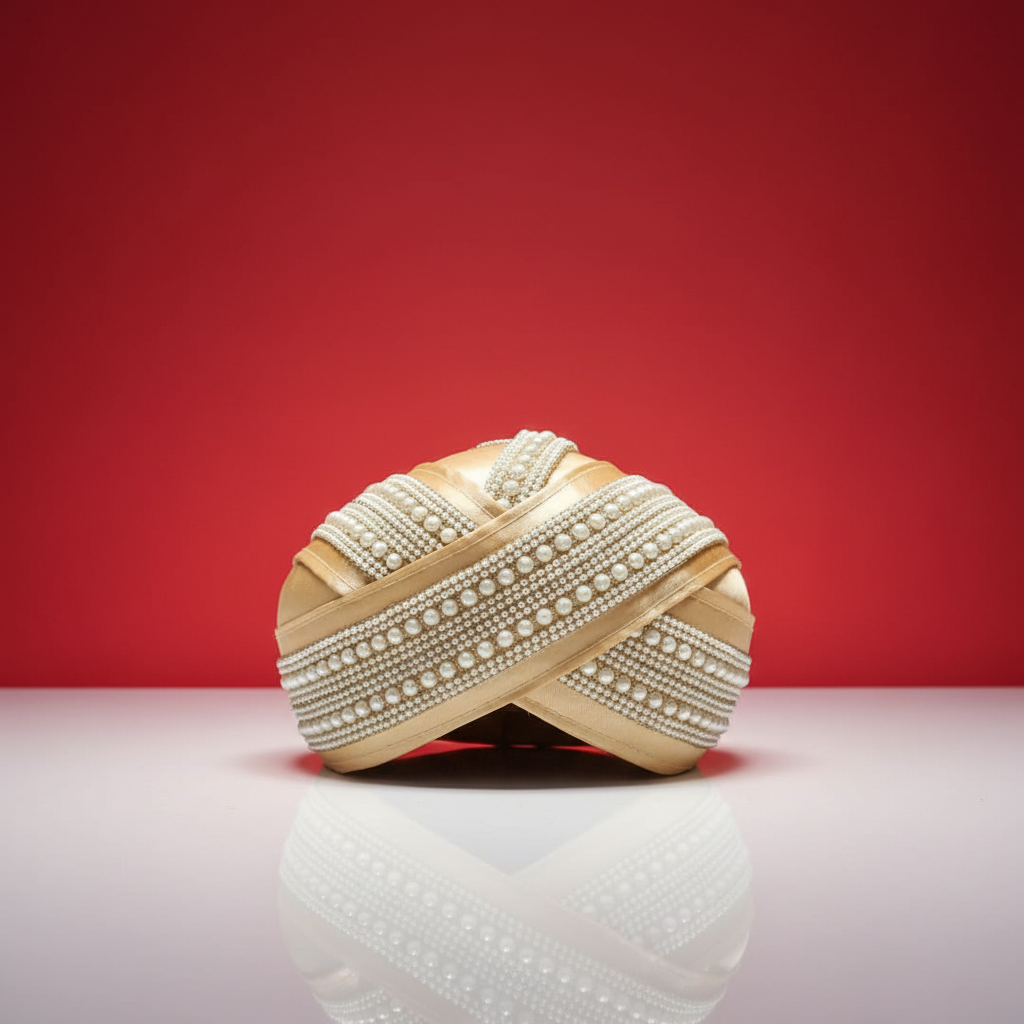 Kuberan gold Pearl Embellished Mysore Peta