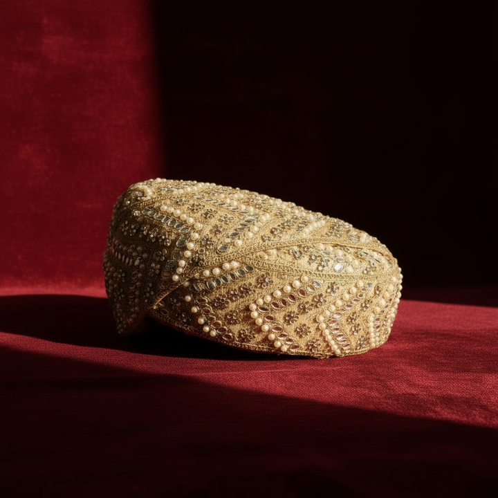 Kuberan Mysore Peta Embroidered Turban