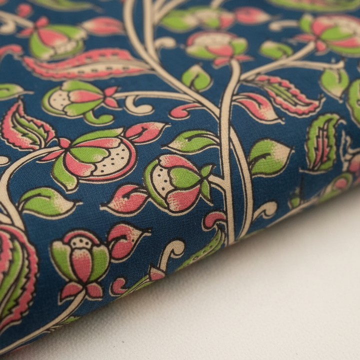 Kuberan Cotton Kalamkari Printed Fabric
