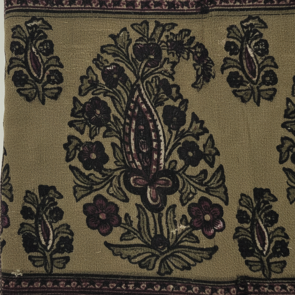 KUBERAN PURPLE COTTON PRINTED SAREE