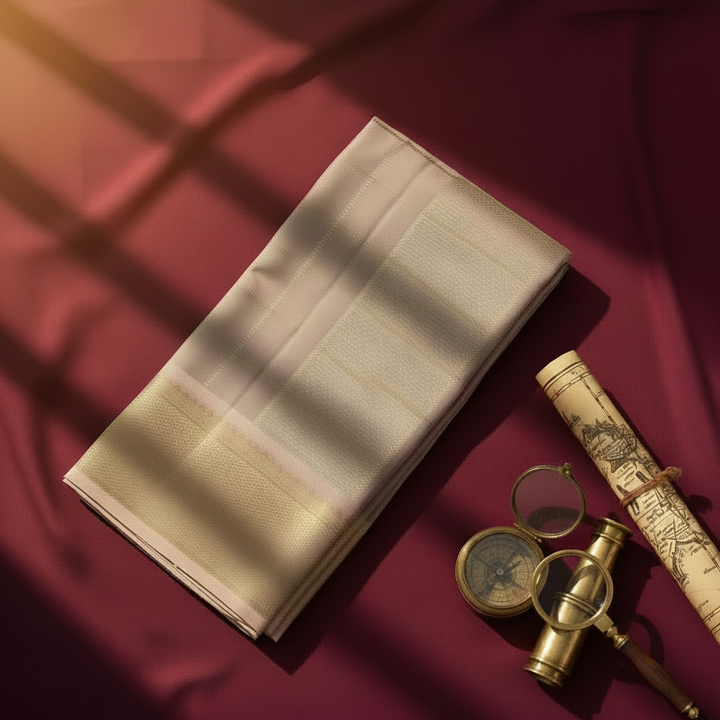 Kuberan Mauve Pure Silk Shalya