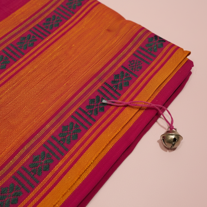 KUBERAN PINK COTTON DANCE PRACTICE SAREE