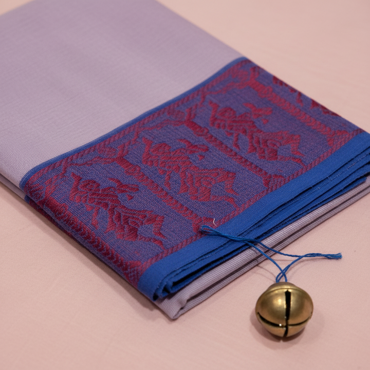 KUBERAN LAVENDER COTTON DANCE PRACTICE SAREE