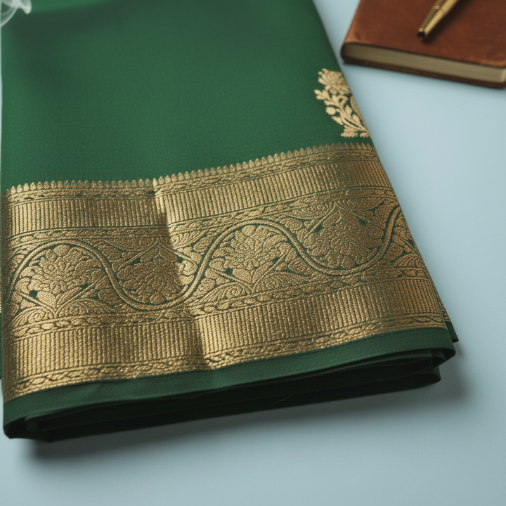 Pallu Detail Close-up