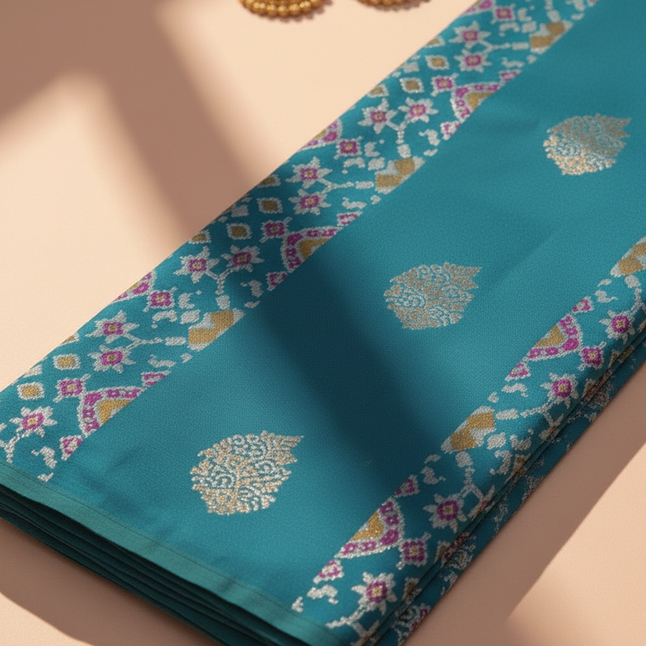 Pallu End Close-up