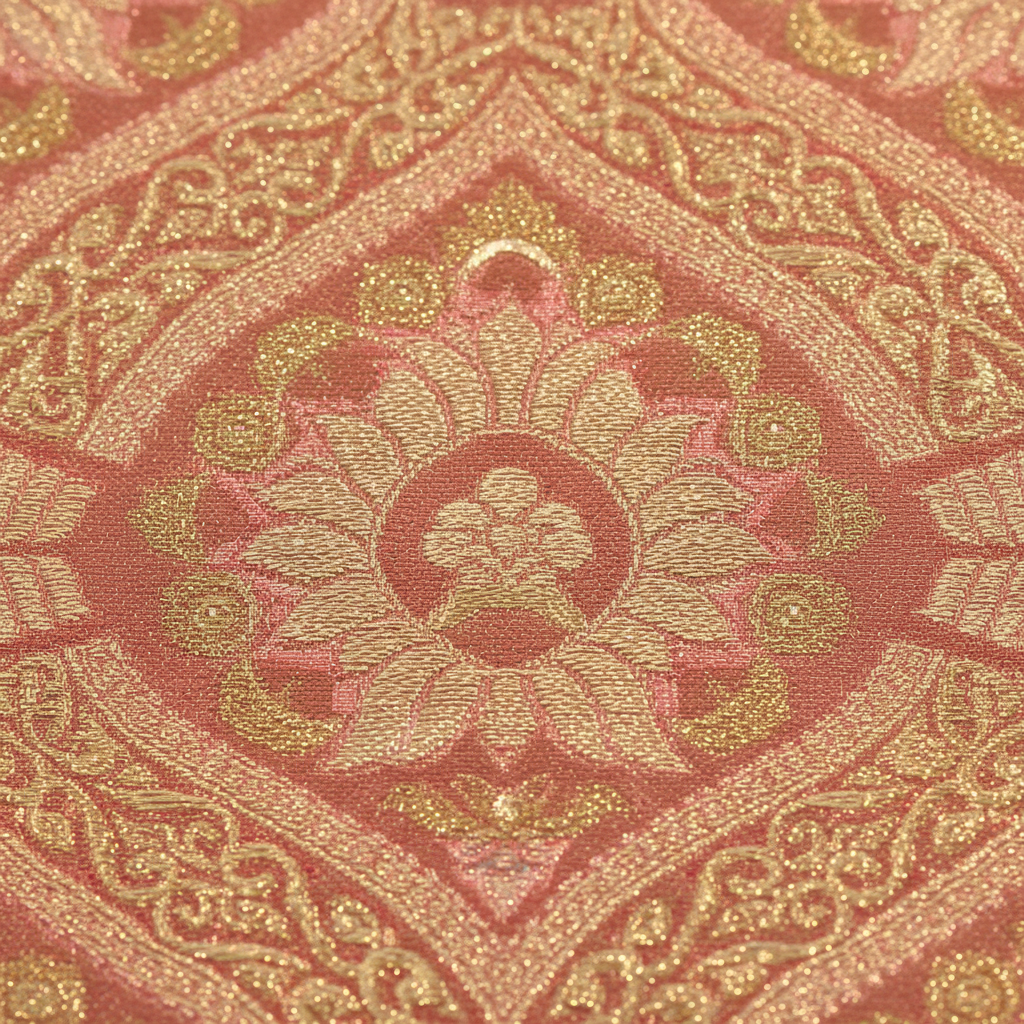 kuberan Peach Kanchipuram Silk Saree