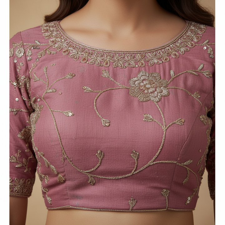KUBERAN PEACH LEHENGA SET