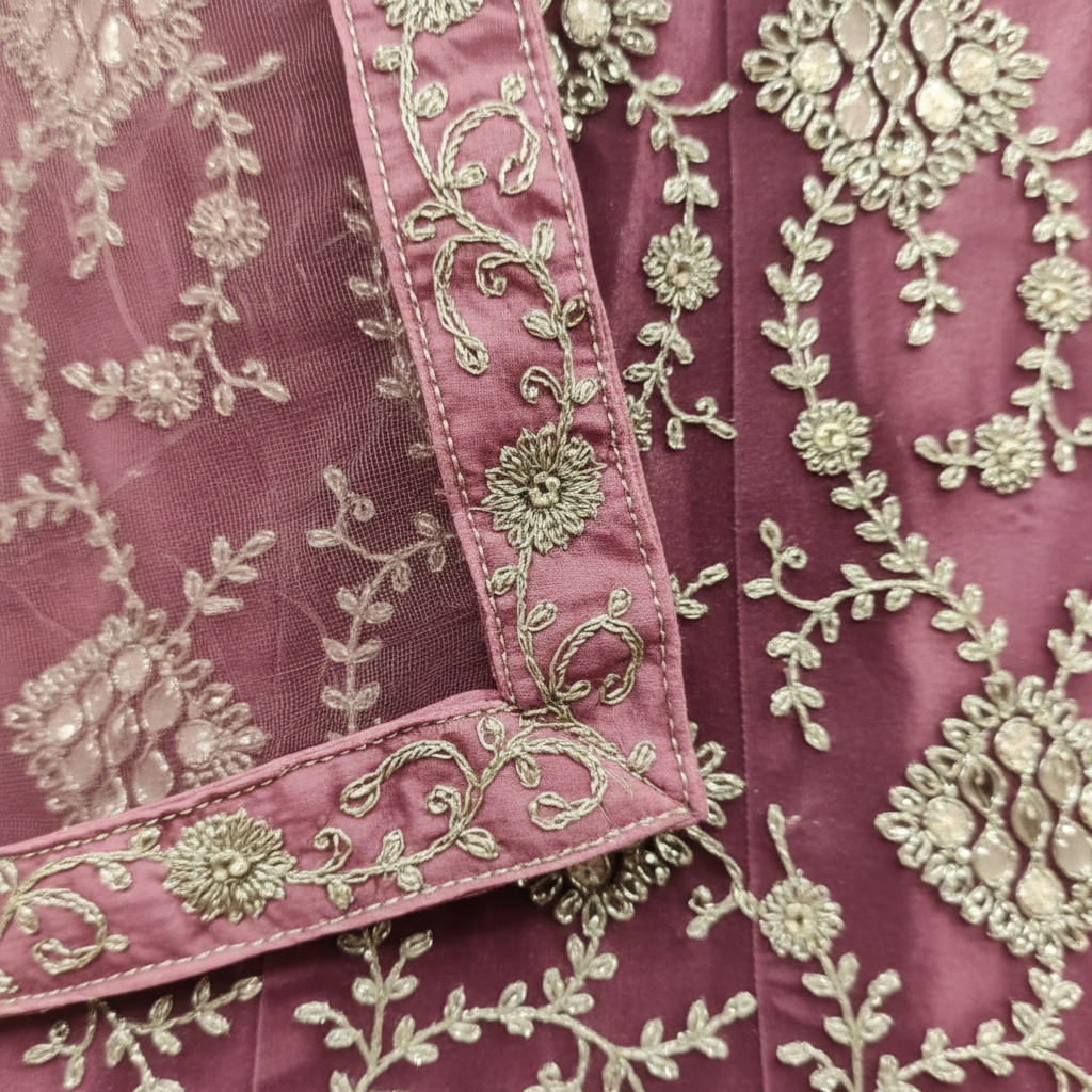 KUBERAN PEACH LEHENGA SET