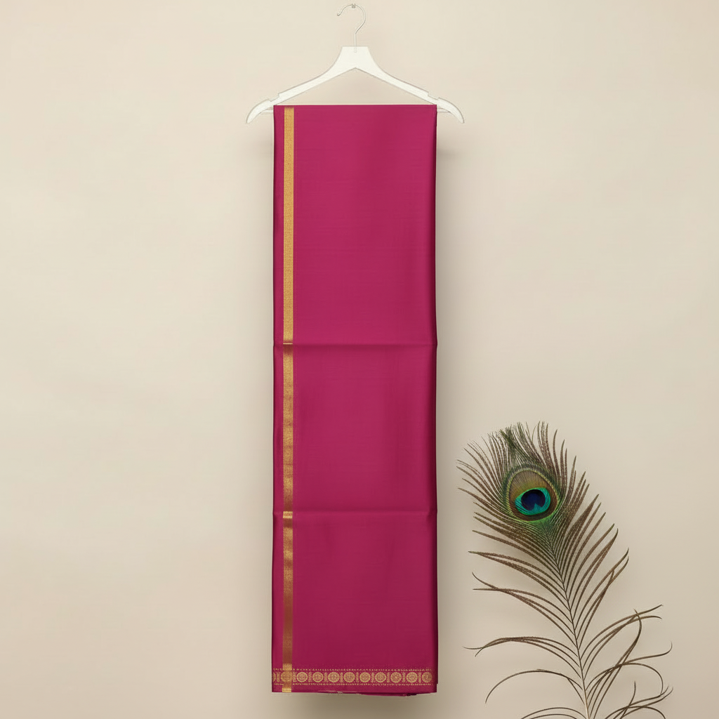 Kuberan Pink Pure Silk Shalya