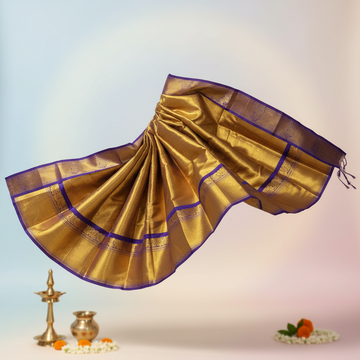 Kuberan Purple Ponnadai Shawl