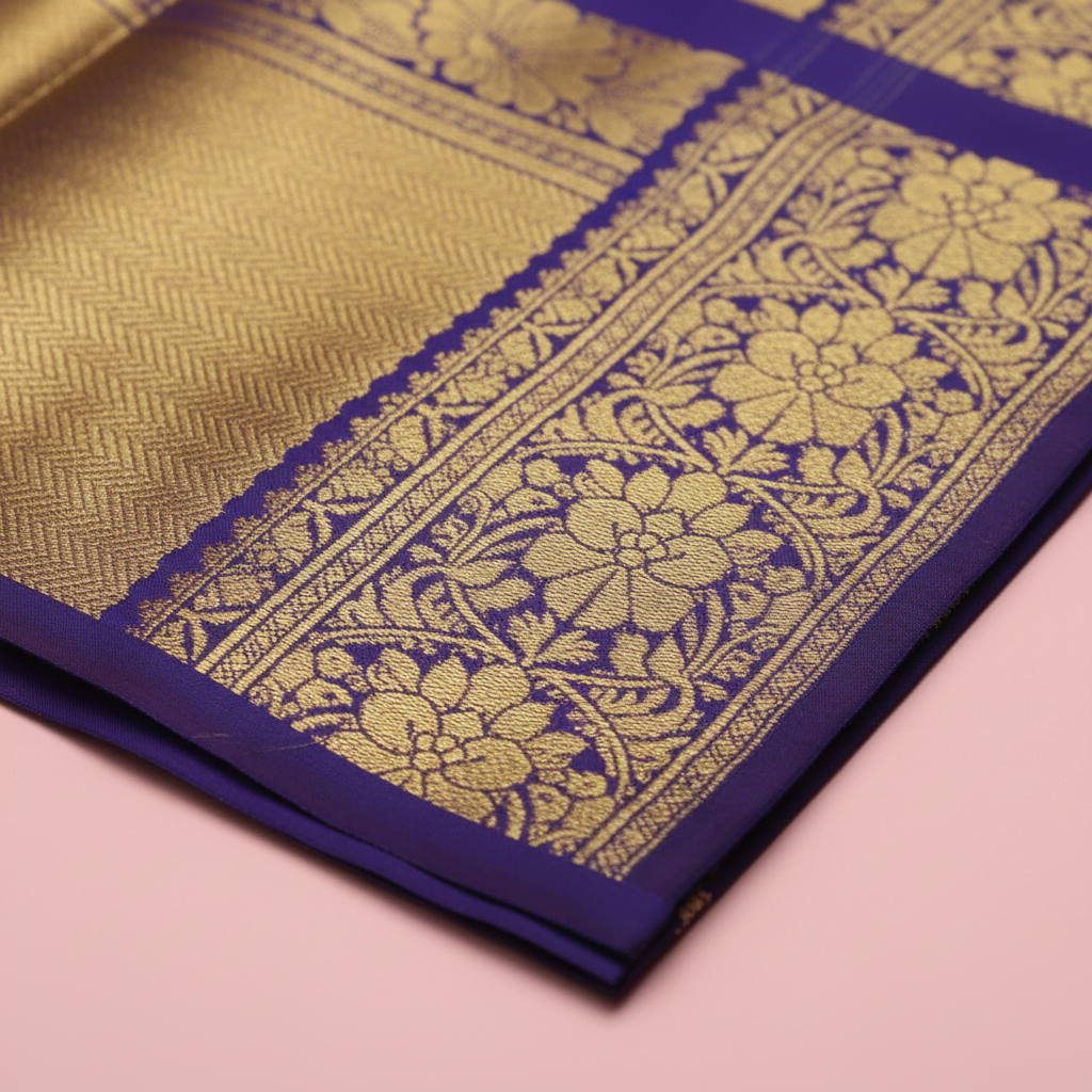 Kuberan Purple Ponnadai Shawl