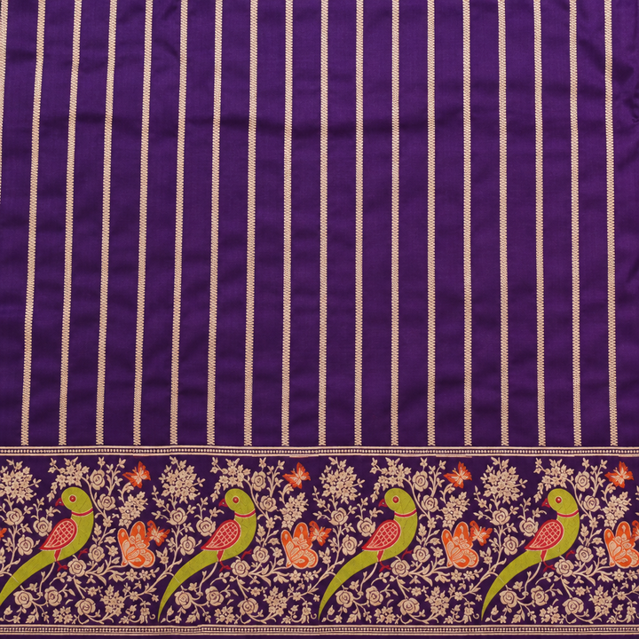 Preview of the purple striped body and bird border