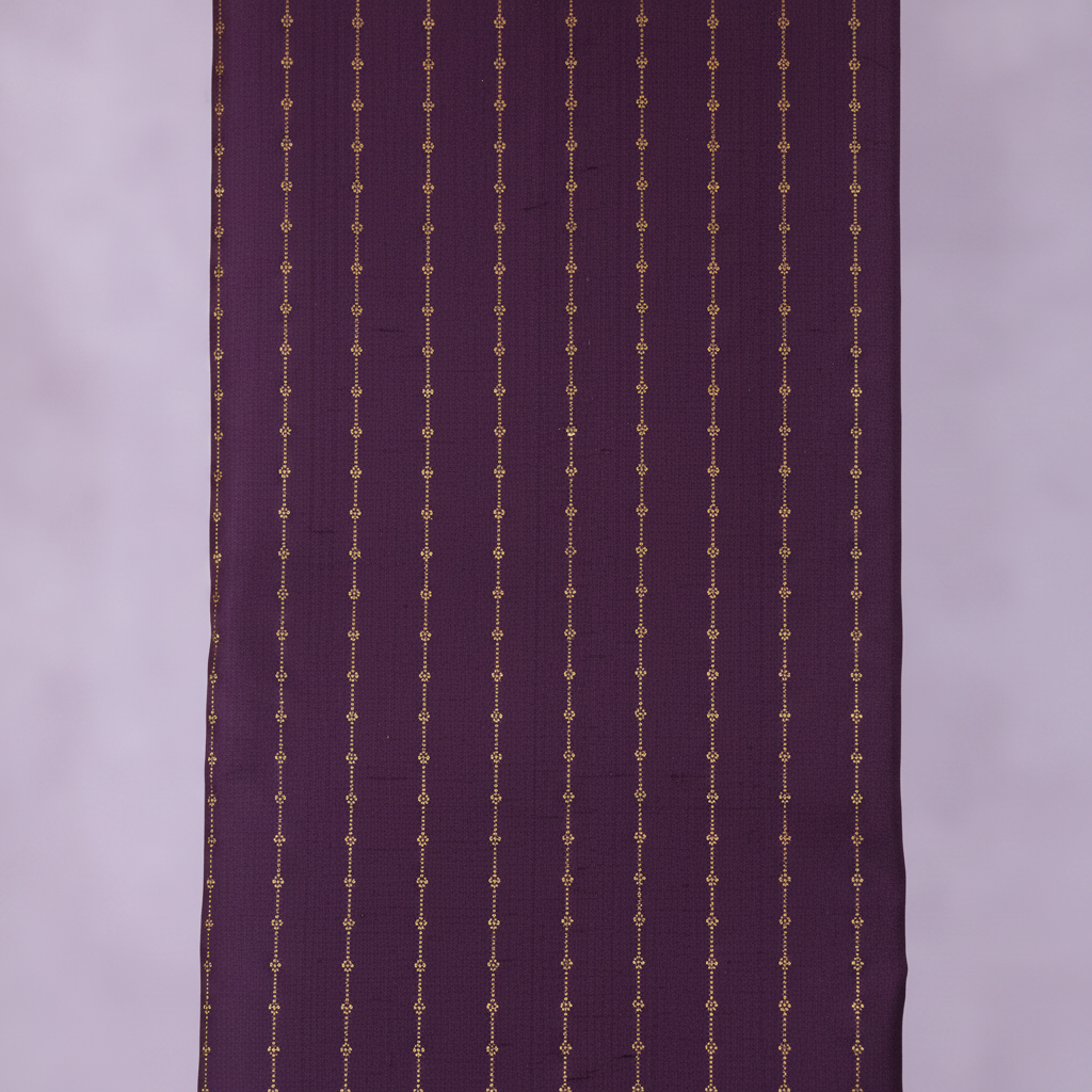 KUBERAN PURPLE WITH PEACH PURE KANCHIPURAM SILK SAREE