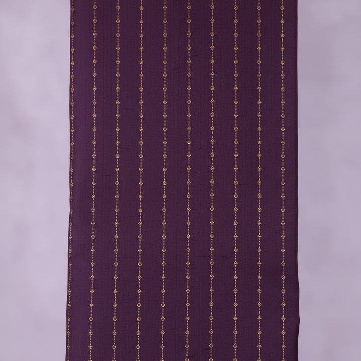 KUBERAN PURPLE WITH PEACH PURE KANCHIPURAM SILK SAREE