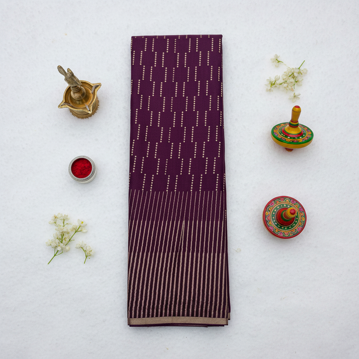 kuberan Purple Mysore Silk Saree