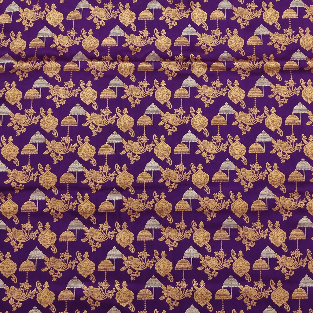 Purple saree body-detail preview