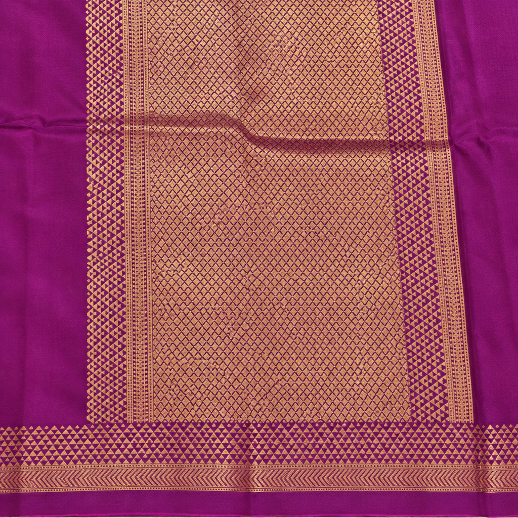 KUBERAN PURPLE PURE BANARASI SAREE