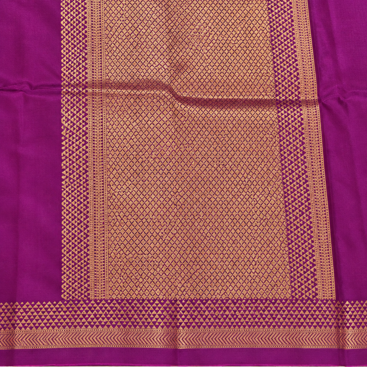 KUBERAN PURPLE PURE BANARASI SAREE