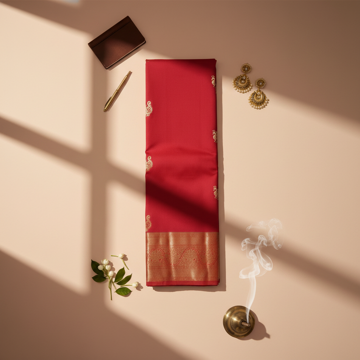 Red Kanchipuram Saree 2000x2000