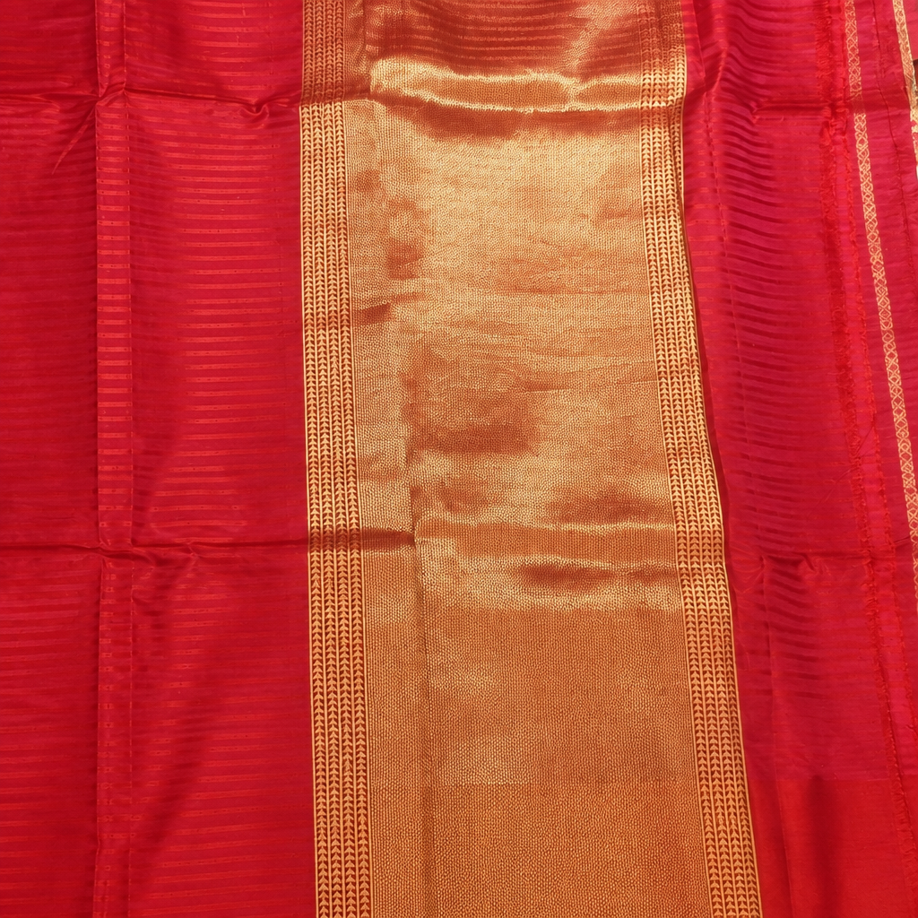 KUBERAN RED PURE BANARASI SAREE