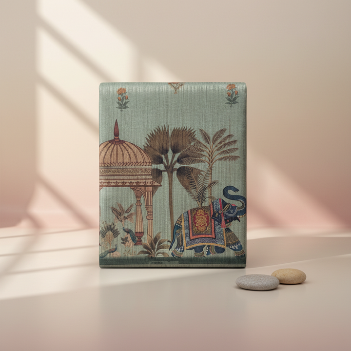 KUBERAN SAGE GREEN LINEN COTTON