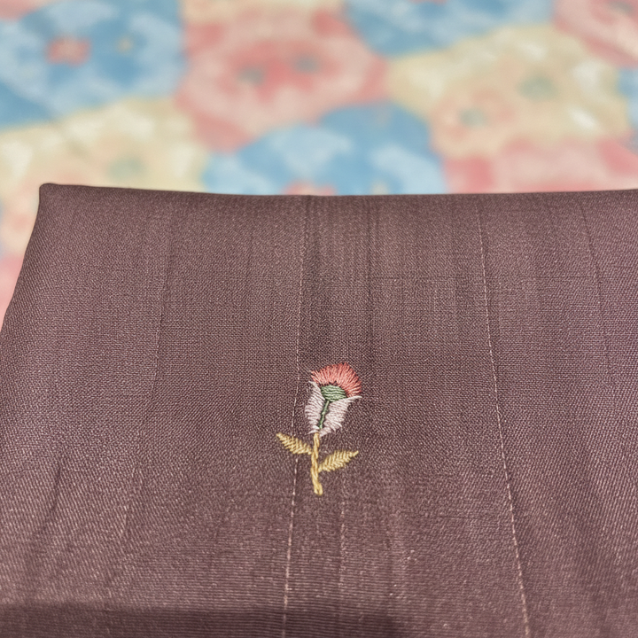 KUBERAN PURPLE SEMI TUSSAR SILK SAREE