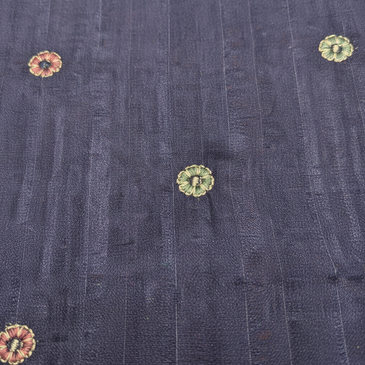 KUBERAN PURPLE SEMI TUSSAR SILK SAREE