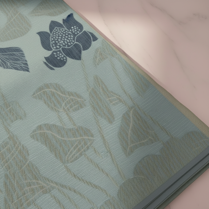 Saree body design extreme close-up