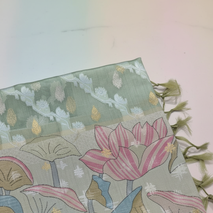 Saree border and design detail