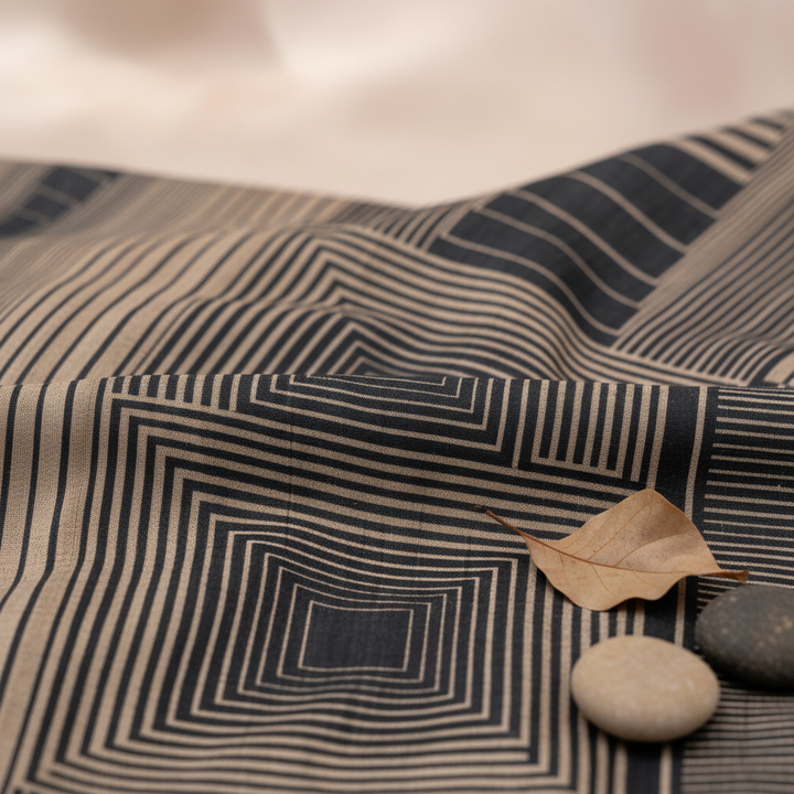 KUBERAN GREEN SEMI TUSSAR SILK SAREE