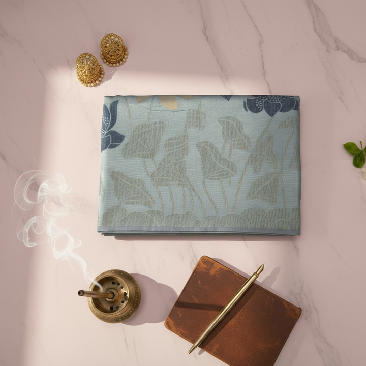 Saree flat lay 2000x2000 square