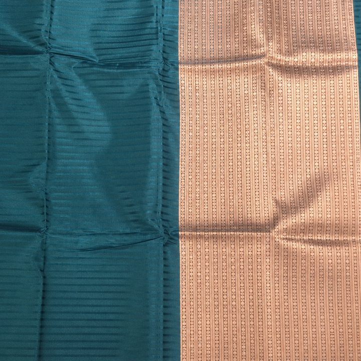 KUBERAN SEA BLUE PURE BANARASI SAREE