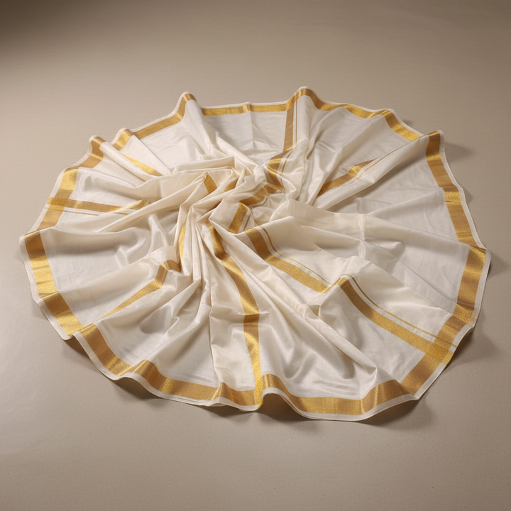 KUBERAN CREAM PURE SILK SHALYA