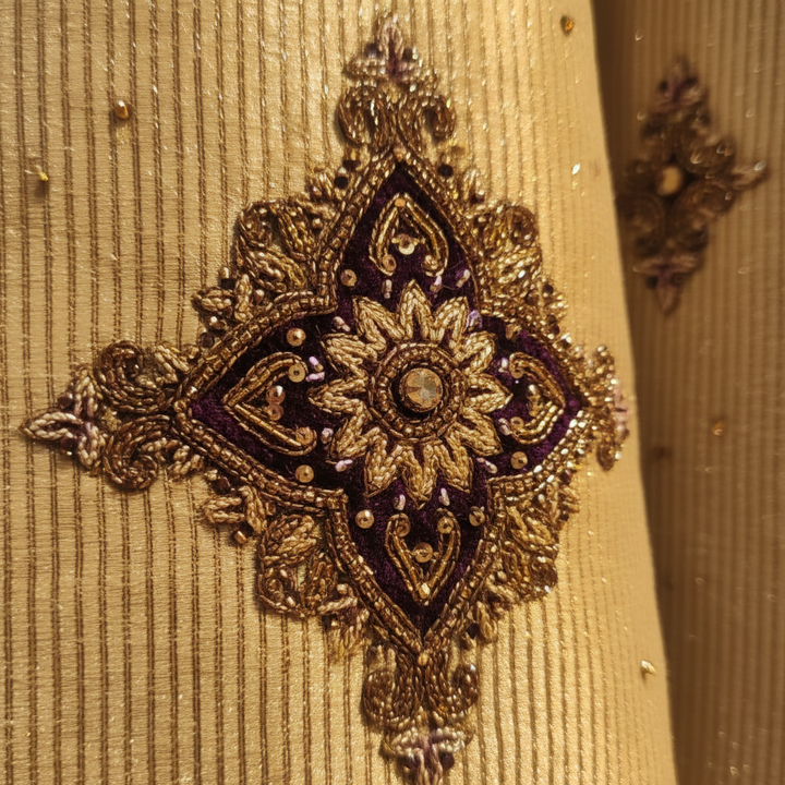 Kuberan Golden Zardozi Embroidered Sherwani