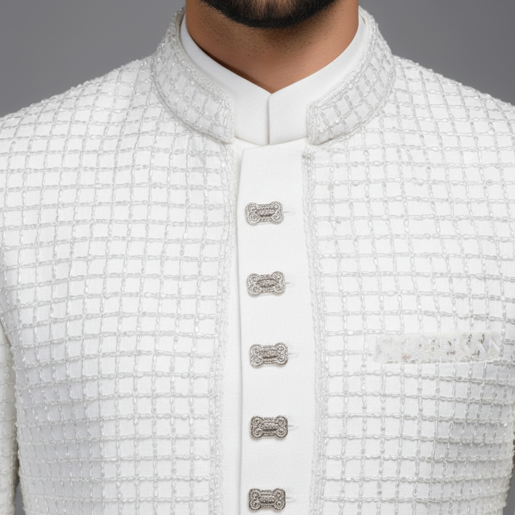 Sherwani Collar Detail