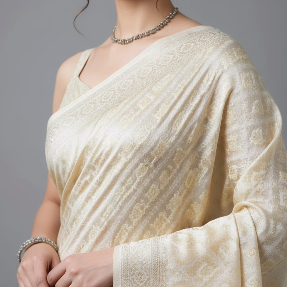 Shoulder drape detail