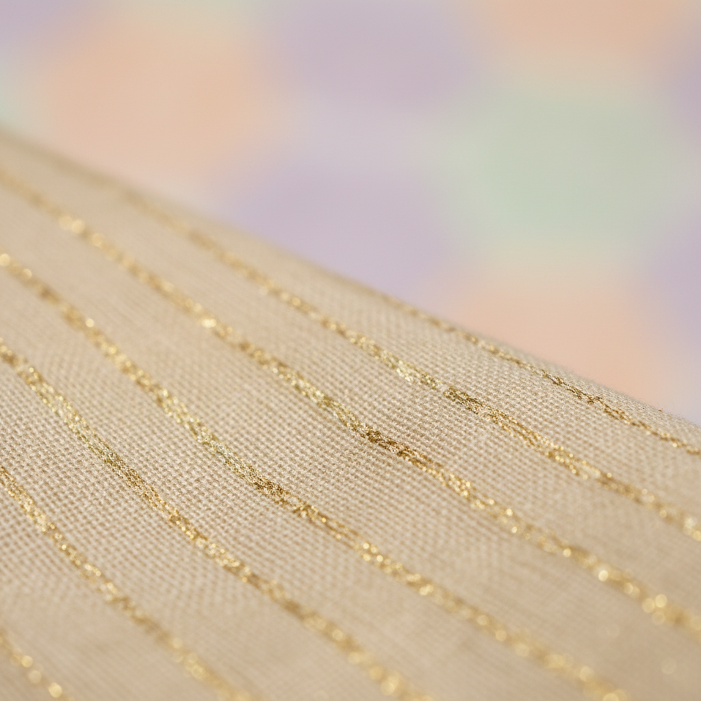 KUBERAN IVORY BLUE TUSSAR SILK SAREE
