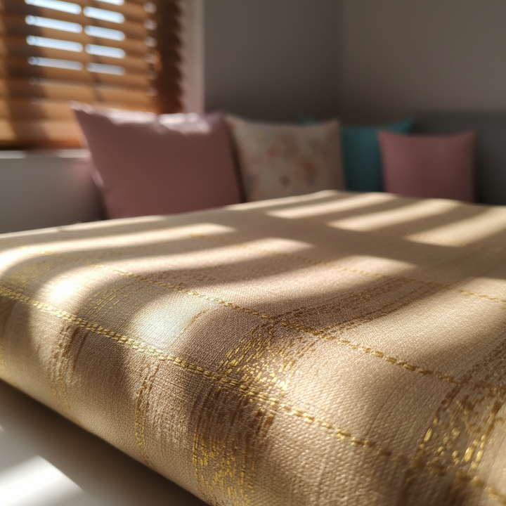 KUBERAN BEIGE BISHNUPURI SOFT SILK SAREE