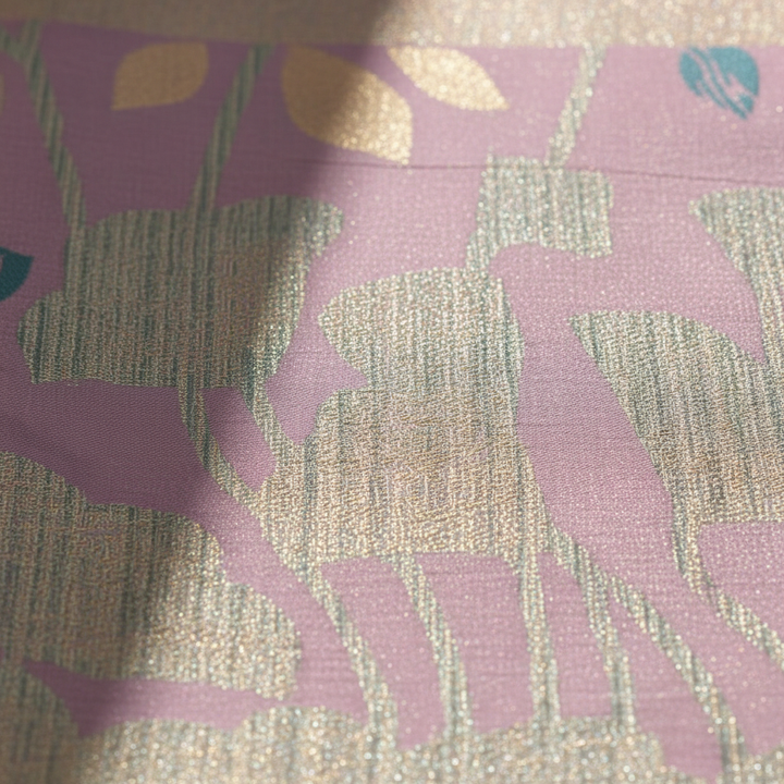 Silk fabric macro detail