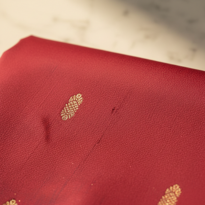 KUBERAN DARK PINK 9 YARDS PURE SILK SAREE